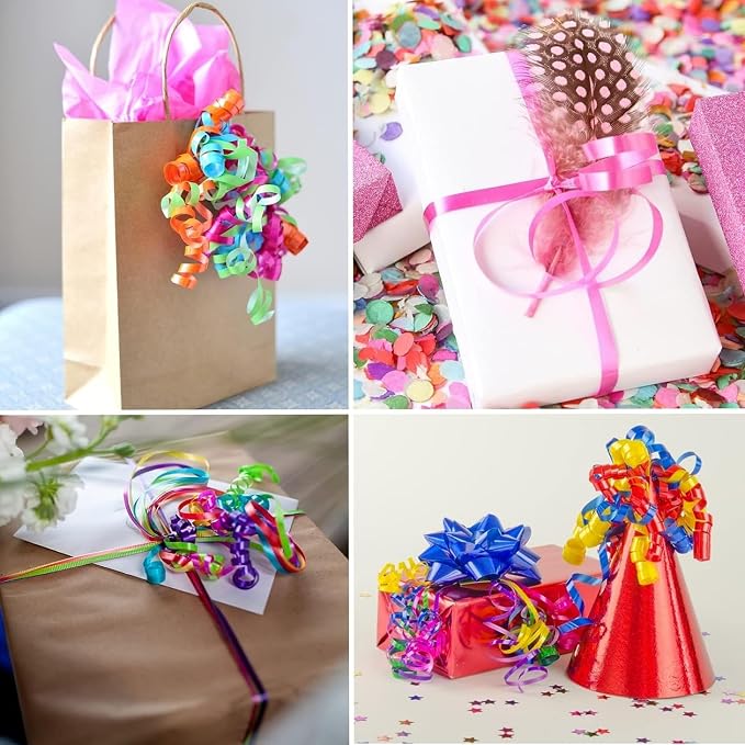 48 Rolls Curling Balloon String Roll Ribbons, 48 Colors 5mm 11 Yards Gift - Image 2