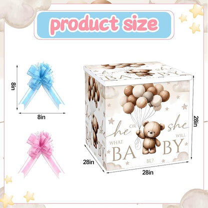 AmazingSpark 28in Giant Gender Reveal Gift Box - Image 2