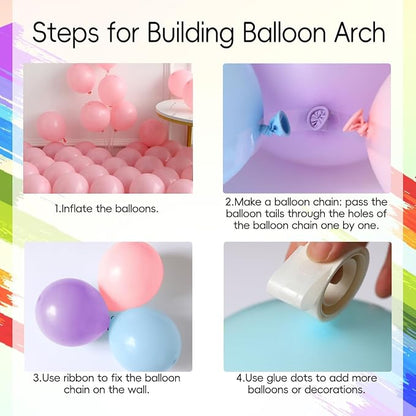 Princess Balloon Garland Arch for Girls Princess Baby Shower Birthday Party | - Image 3