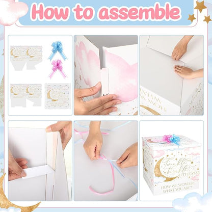 AmazingSpark 28in Giant Gender Reveal Gift Box - Image 2
