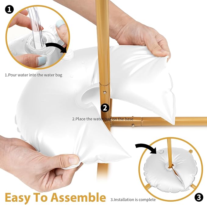 2 Pack Water Weight Bags for Balloon Column Stand And Balloon Arch | Openable - Image 5