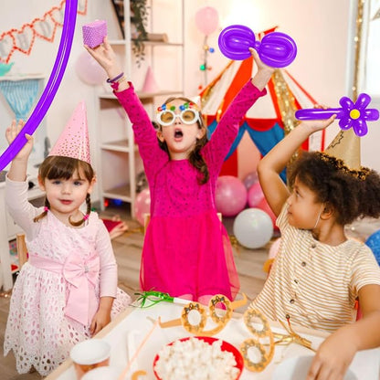 LXZFCRG 260 Balloons Purple Long Balloon - Image 6