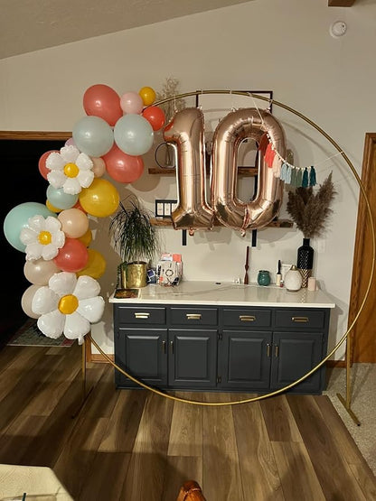 40 Inch Number 10 Balloon for 10th Year Old Birthday Decorations, Rose Gold | - Image 4