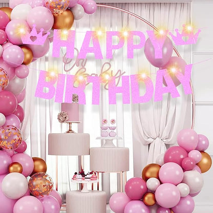 129Pcs DIY Custom Letter Banner Glitter Customizable Banner Kit 0-9 Numbers DIY - Image 6