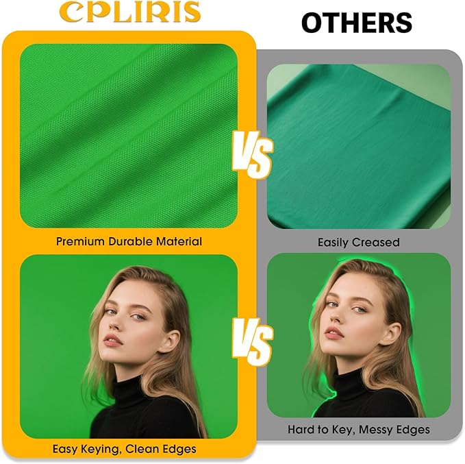 CPLIRIS 10x20ft Green Screen Backdrop - Image 5