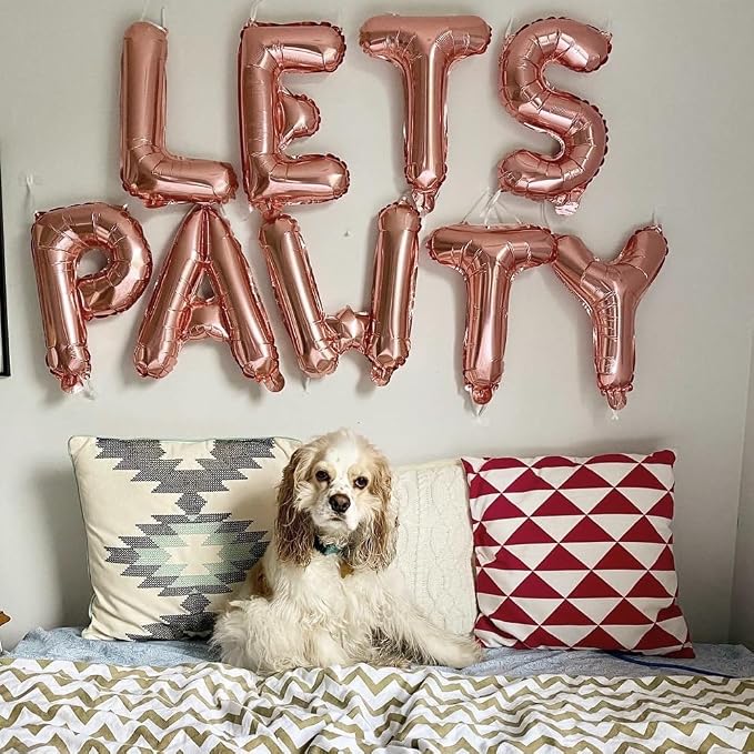Letter Balloons Rose Gold Balloon, Custom Alphabet Balloons - Image 6