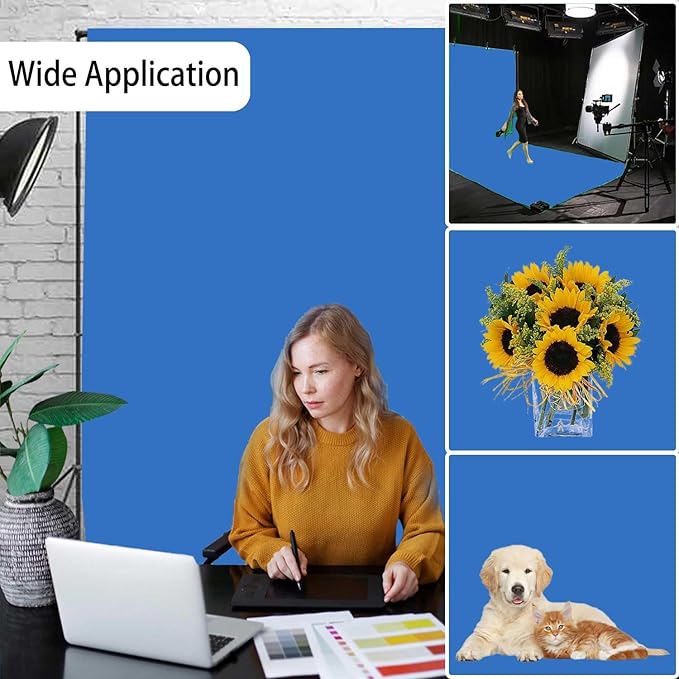 Royal Blue Photography Backdrop - Image 2