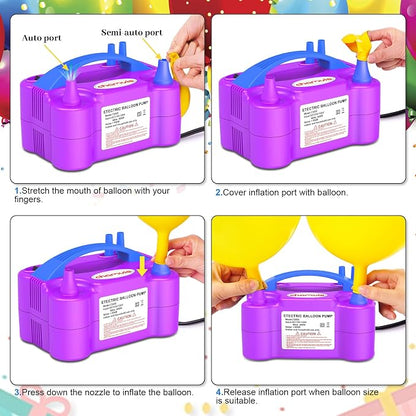 chamvis Balloon Pump Electric, Balloon Air Pump Inflate Pump - Image 2