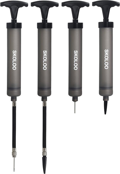 SKOLOO 10" Portable Hand Air Ball Pump Inflator Kit - Image 6