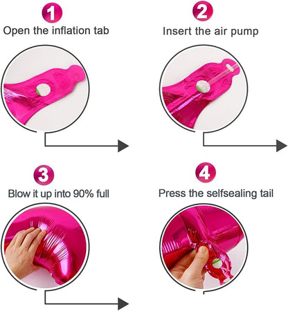 Hot Pink 7 Balloon - Image 6