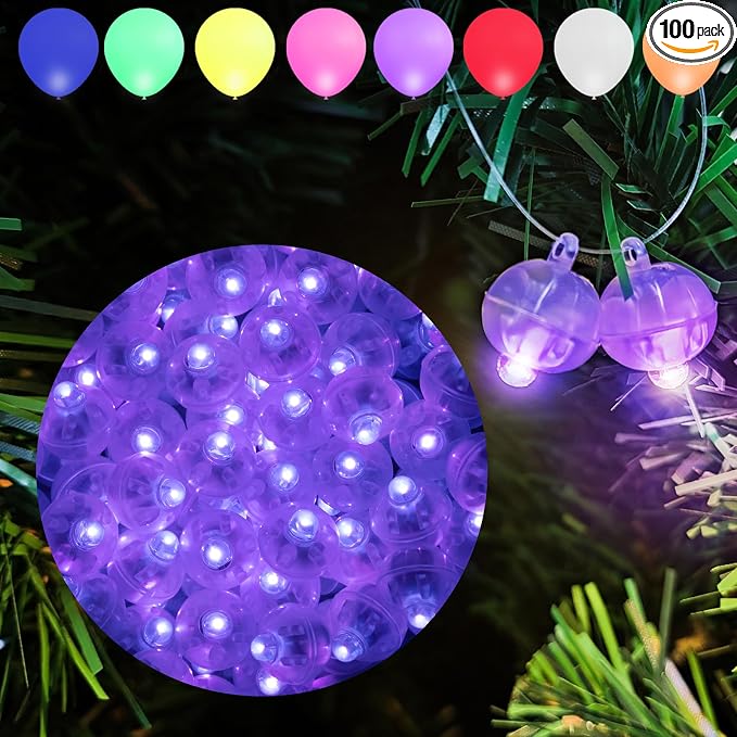 Aogist 100pcs Purple Mini Lights by Aogist