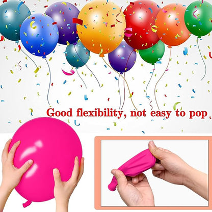 68Pcs Pink Balloons Kit 12 Inch Metallic Pink Balloon, Baby Shower, Graduation - Image 3