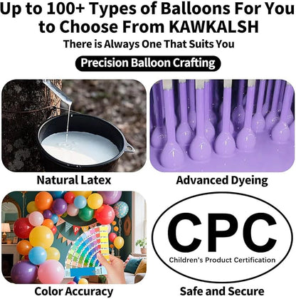 Pink and Purple Balloons, Party Balloons - Image 3
