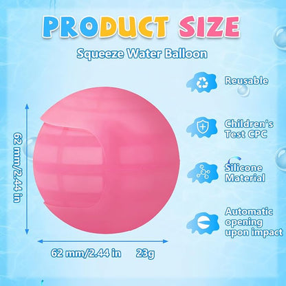 12 Pack Reusable Water Balloons - Image 3