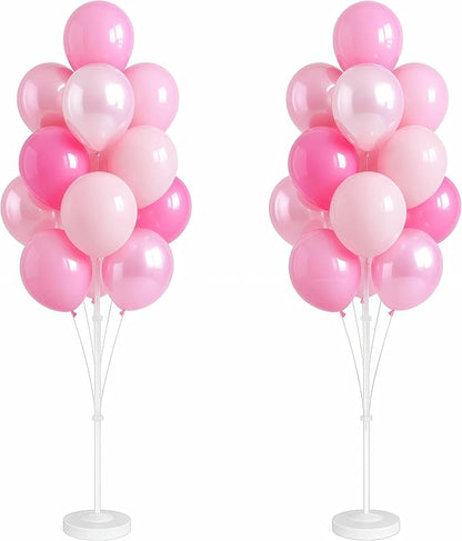 Mix PinkBalloon Column Stand Kit Set of 2 by IMISNO