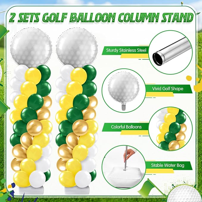 Kasyat 2 Set Golf Balloon Column Stand Kit - Image 4