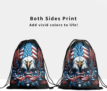 Patriotic Bird Gymnastics Grip Bag - Image 3
