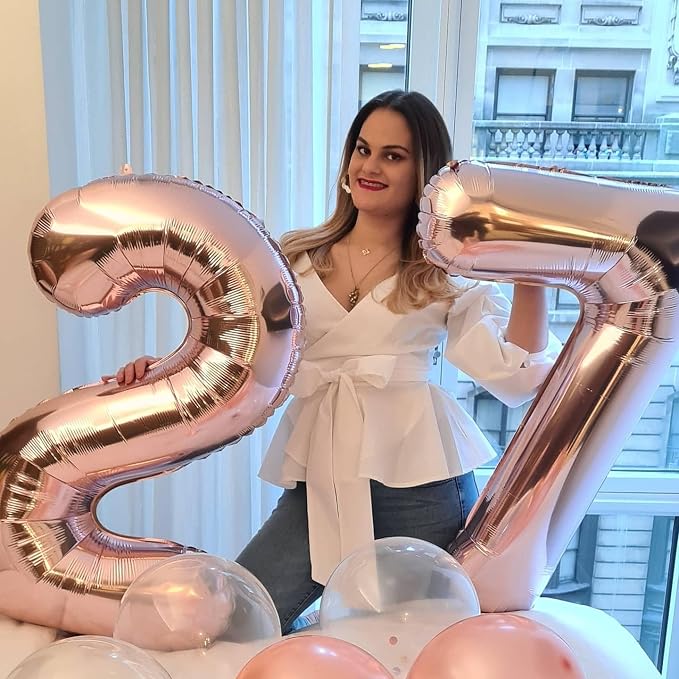 29 Balloon 40 inch Rose Gold Number Balloons - Image 4