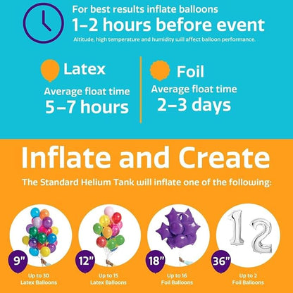 Balloon Time Disposable Helium Tank 14.9 cu.ft - Image 5