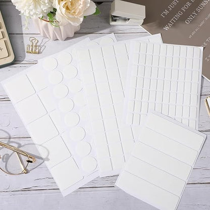 JANYUN 140 Pcs Double Sided Sticky Dots, 40 mm Square Putty Sticky Tack | Clear - Image 3
