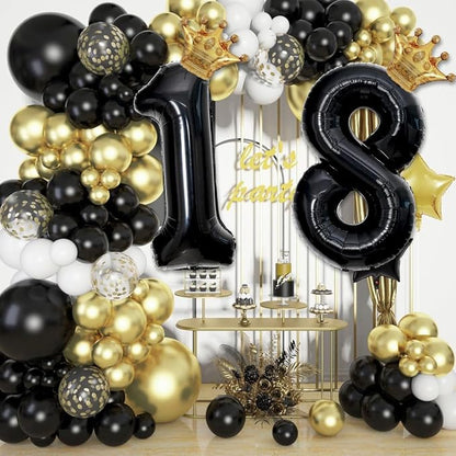 40 inch Large Black 48 Balloon Number - Image 5