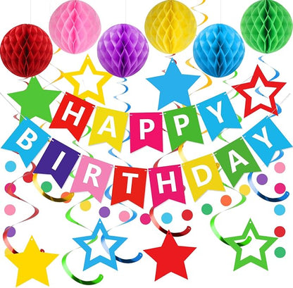 meowtastic Birthday Decorations Happy Birthday Banner by meowtastic%C2%AE%E2%80%94Idealforyourparty