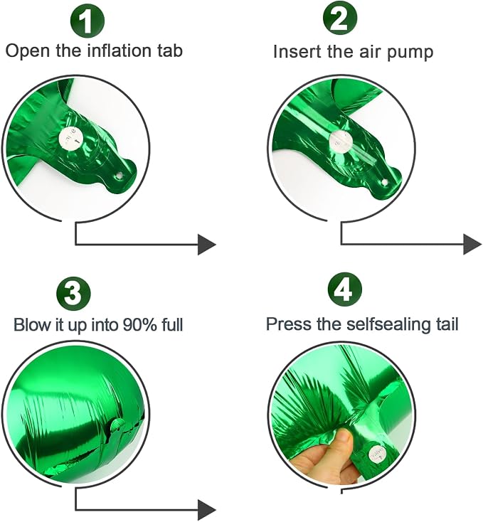 Green Number 50 Balloon 40 Inch - Image 6
