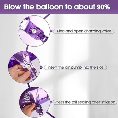 26 Balloon - Purple Birthday Number Balloons, 40 Inch Decorations Men Women | - Image 6