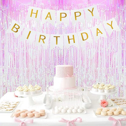 Happy Birthday Banner Birthday Party Supplies Garland Decorations Birthday - Image 4