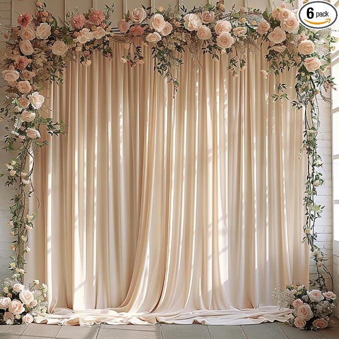 30x10ft Wrinkle Free Backdrop Curtain by ESGOTBME