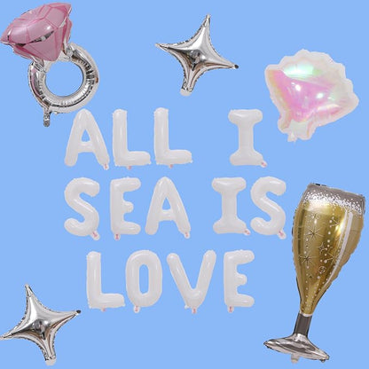 All I Sea Is Love Balloon Banner Kit by WAOUH
