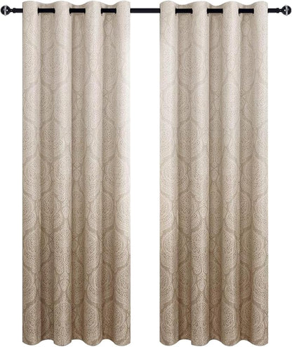 DWCN Ombre Blackout Curtains for Bedroom - Image 9