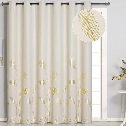 Room Darkening Curtain for Living Room 80W x 84L Inch Window Thermal Insulated by ESTELARTEXTILER