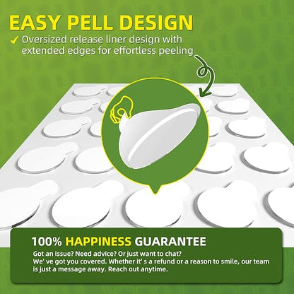 105Pcs Double Sided Adhesive Dots, 0.79" Clear Removable Sticky Adhesive - Image 3