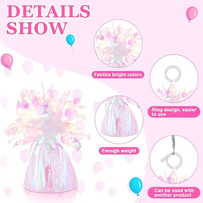 Yunsailing 25 Pcs Heavy Metallic Balloon Weights - Image 3