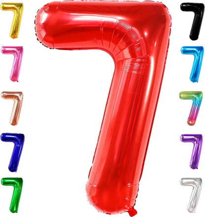 KatchOn, Giant Red Number 7 Balloon by KatchOn