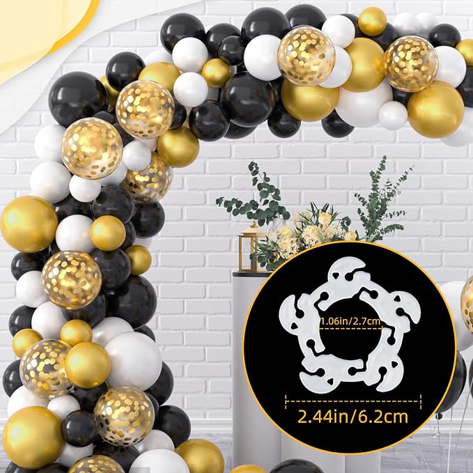 50 PCS Reusable Balloon Clips, Plastic Balloon Arch Connectors Balloon Garland - Image 2