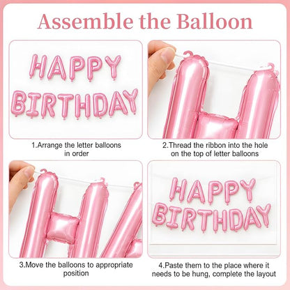 Dusty Pink Number 18 Balloon, 18th Birthday Decorations - Image 3