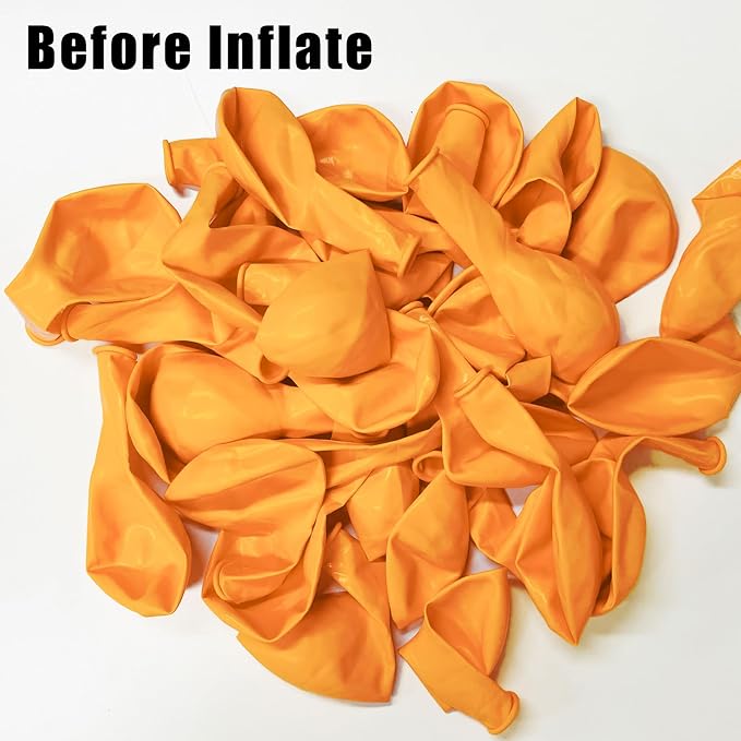 Mustard Yellow Balloons Different Sizes 135pcs 18 12 10 5 Inch Fall Balloons - Image 2