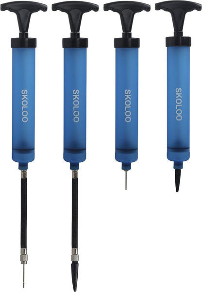 SKOLOO 10" Portable Hand Air Ball Pump Inflator Kit - Image 9