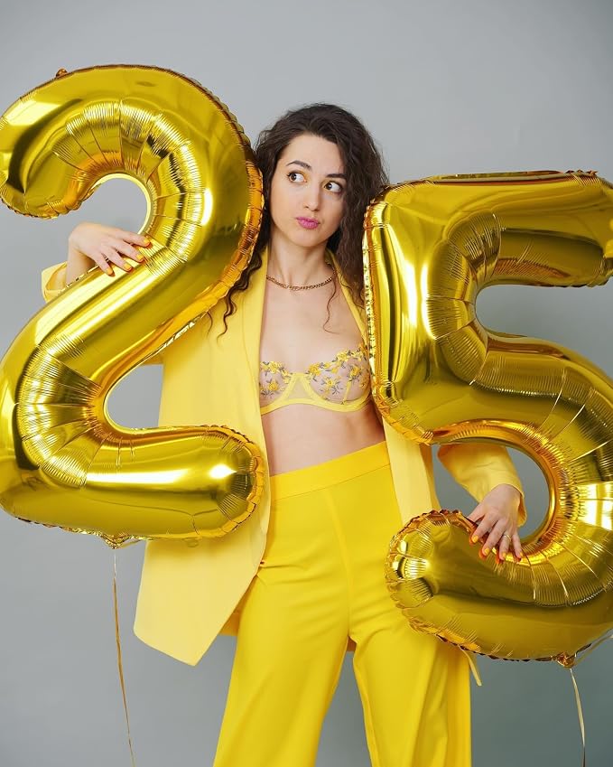 Gold 21 Balloon - Image 9