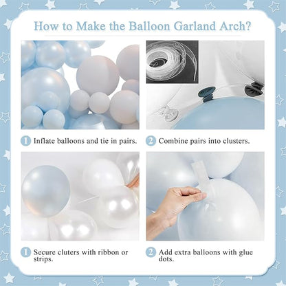 CROSSFINGERS Blue Balloon Arch Kit - Image 7
