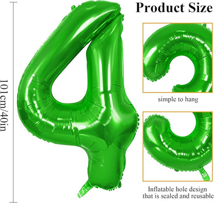 Number 14 Balloons for 14th Birthday Party Decorations, 0-100 Large No.14 - Image 2