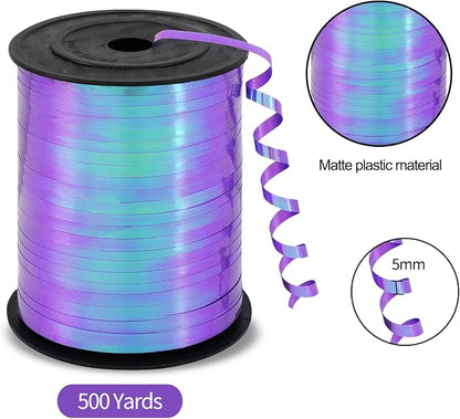 TONIFUL 500 Yards Iridescent Purple Curling Ribbon Balloon String | Iridescent - Image 2