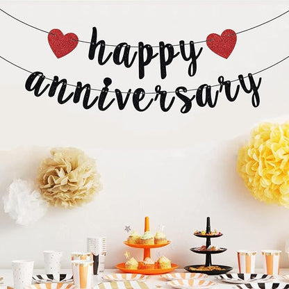 Happy Anniversary Banner, Anniversary Party Decorations, We Still Do, Happy - Image 4
