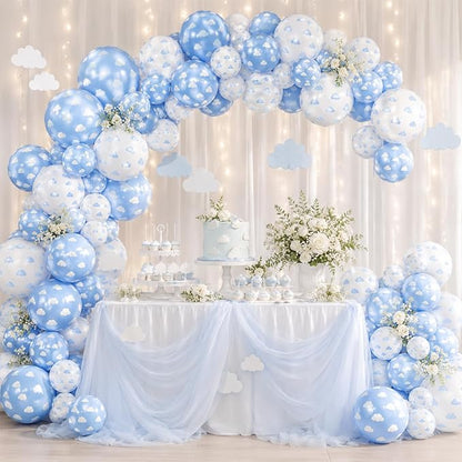 Cloud Balloons, Baby Shower, Cloud Themed Party Decorations Supplies - Image 7