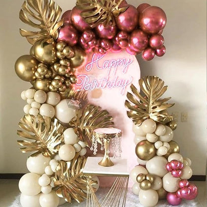 PartyWoo Metallic Pink Balloons 50pcs Chrome Hot Pink Magenta Fuchsia Color | - Image 7