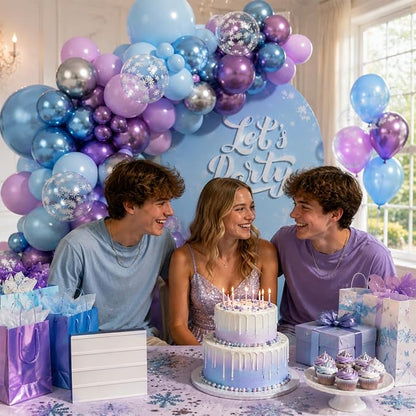 131pcs Frozen Balloon Arch Kit - Image 5