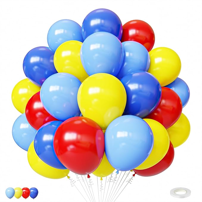Red Blue Yellow Balloons by PATYDECRO