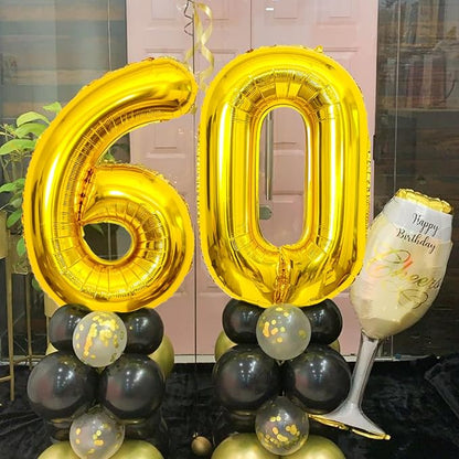 SINBEE Gold 40inch Number Balloon - Image 6